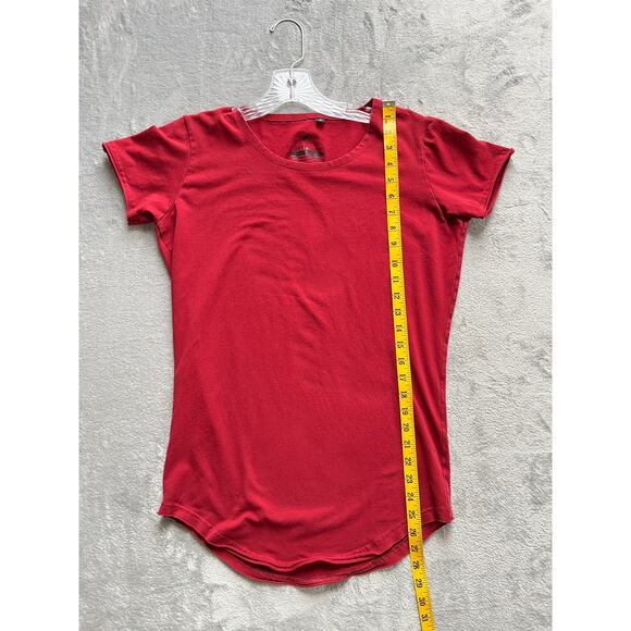 Alphalete Red TShirt Top Womens Small Short Sleeved Stretchy Workout Exercise - Picture 7 of 9